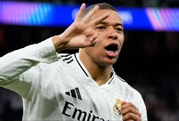 Kylian Mbappe's magic hat-trick fires Real Madrid past Man City